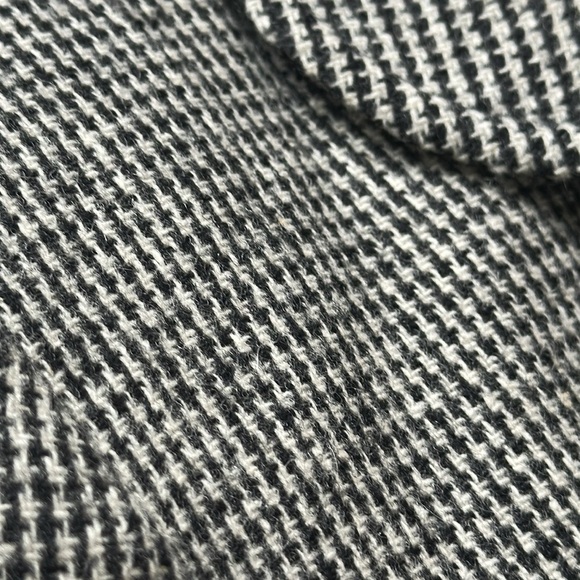 Vintage Wool Houndstooth Cropped Blazer Jacket - Picture 10 of 10